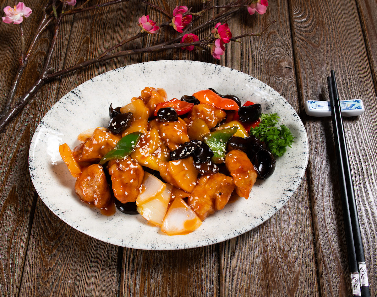 Курица в кисло-сладком соусе